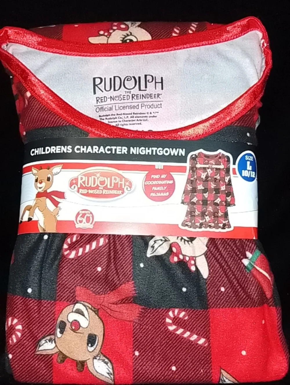 Rudolph Red Nosed Reindeer Kids Nightgown - Official Licensed